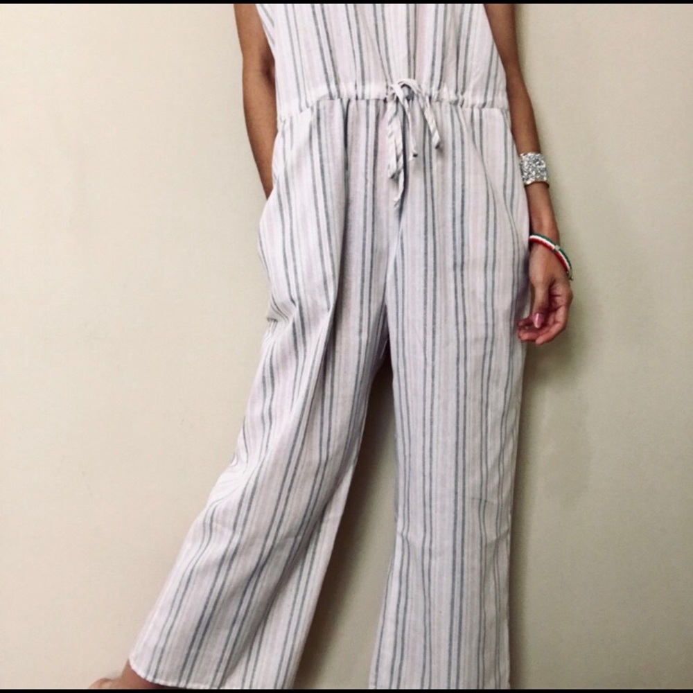 Anthropologie Drew Striped Jumpsuit - Picture 4 of 8
